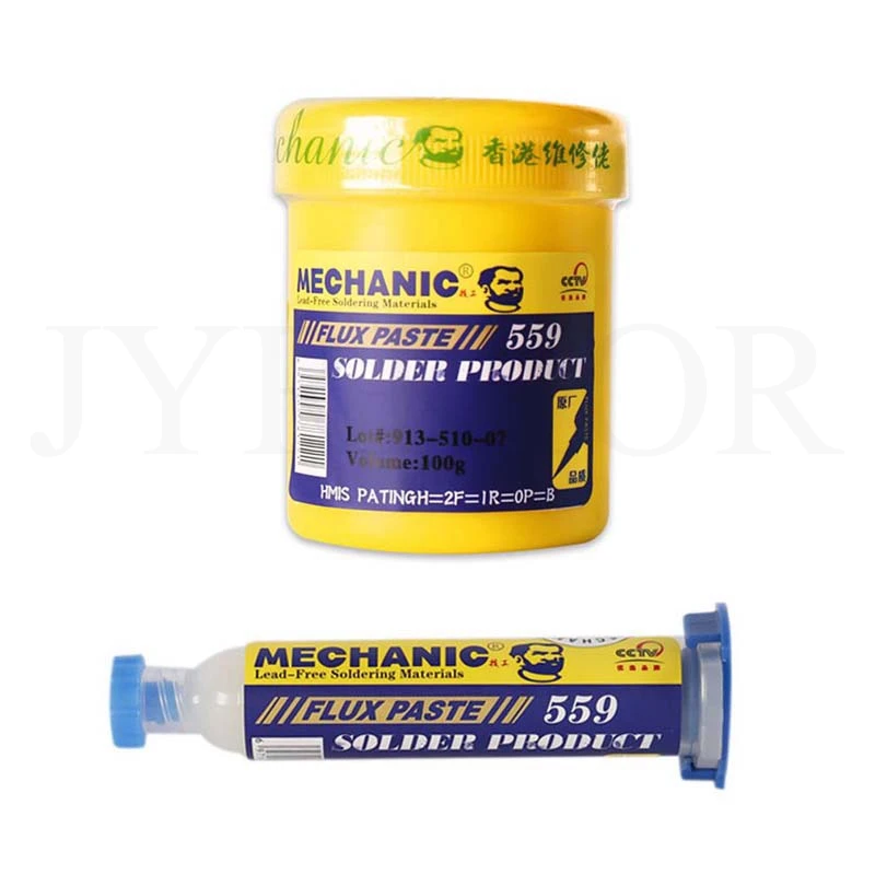 Паяльная паста Jyrkior Mechanic 559 223 10CC 100G PCB BGA флюс для ремонта материнской платы