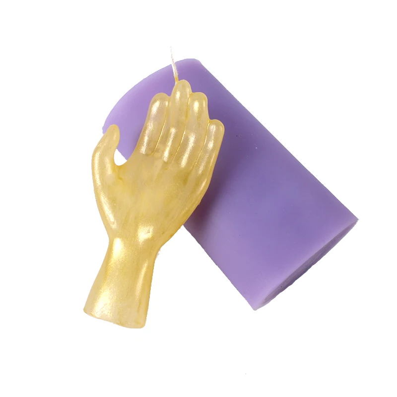 

3D Hand Finger Shaped Silicone Soap Candle Mold Diy Handmade Craft Halloween Mould