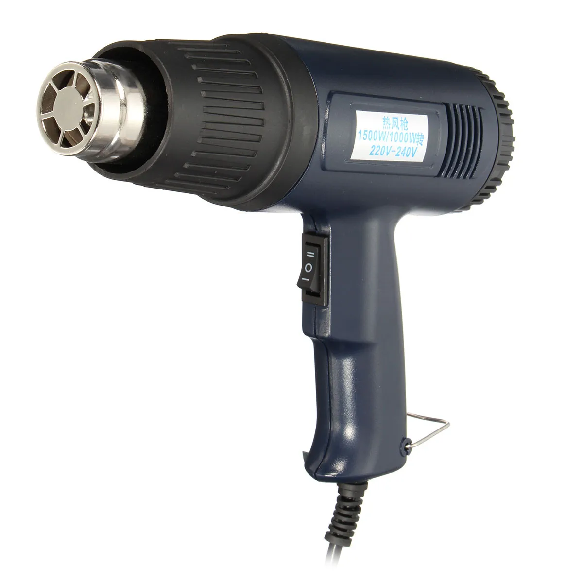 

JIGUOOR 220V 1500W Pro Heat Guns Hot Air Gun Dual Temperature Power Tool Heater with Nozzle