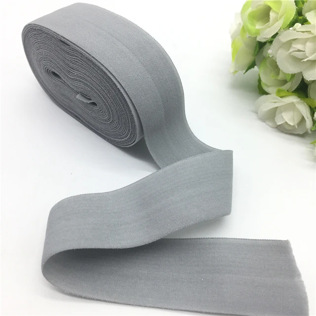 18 Colors 5 Yards 1"(25mm) Elastic Band Multirole Spandex Ribbon Sewing