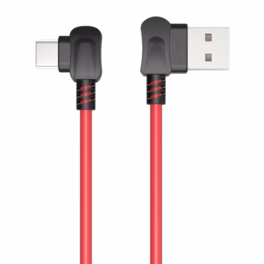 Кабель ORICO type-c с прямоугольным изгибом для телефонов USB type-C, usb-кабель для зарядки samsung OnePlus Xiaomi 4C