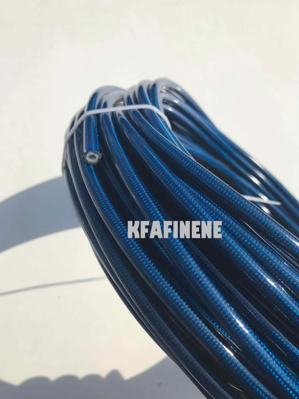 

AN3 Automotive motorcycle 1/8" 316 stainless steel wire braided PU coverred PTFE brake line fuel hose line 1M