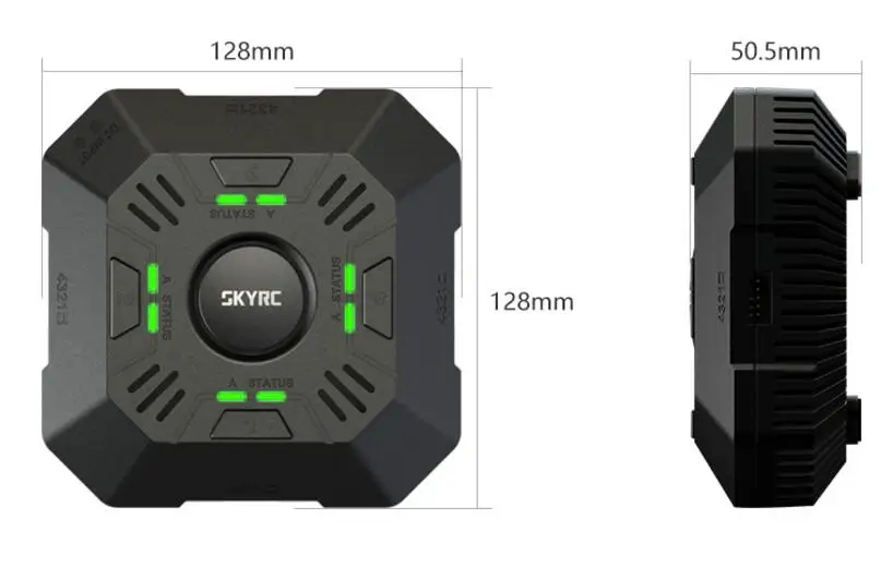 E4Q DC мульти зарядное устройство 4 порта 2S 3S 4S LiPo батарея смарт баланс зарядное устройство с XT60 разъем светодиодный индикатор 2A/3A/5A регулируемый