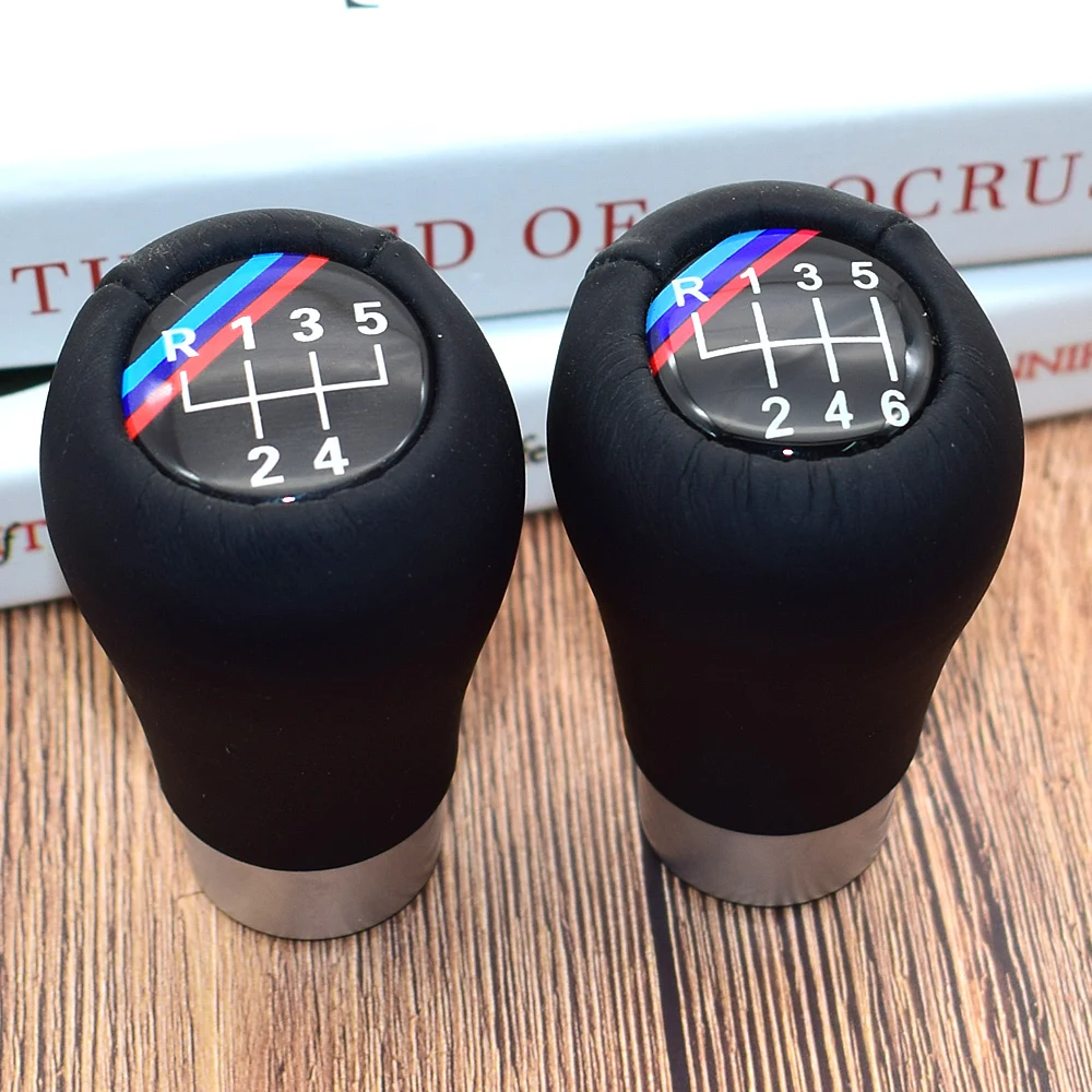 

Real Leather 5 6 Speed Gear Shift Knob For BMW 1 3 5 6 Series E30 E32 E34 E36 E38 E39 E46 E53 E60 E63 E83 E84 E87