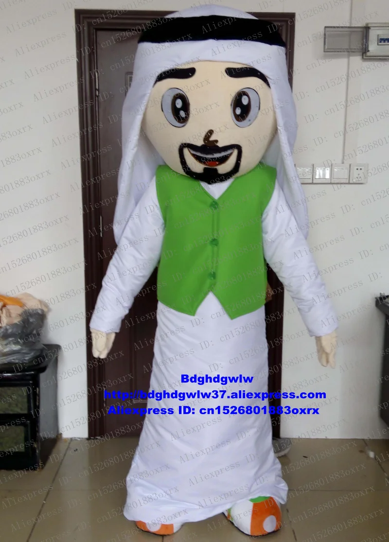 Arabic Arab People Arabian Muslim Moslem Muslem Mascot Costume Cartoon Character Temple Fair Symbolic Ambassador zx1058 | Тематическая