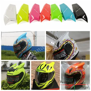 

Papanda 7 Colors Unisex Helmet Accessories Racing Dirt Bike Horns for Mohawk YOHE ICOM TANKED SHARK