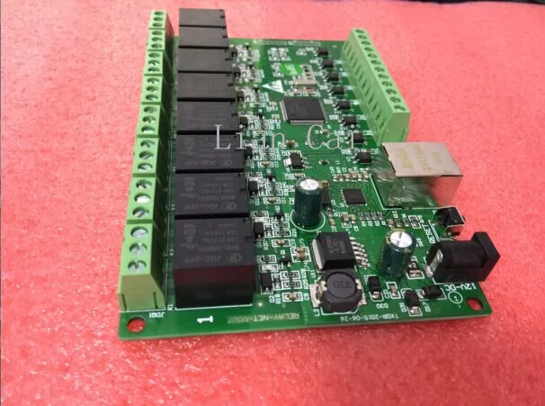 V5.0 8Ch Relay Network IP Relay Web Relay Dual Control Ethernet RJ45 interface