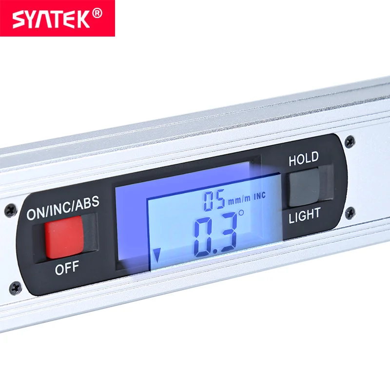 Цифровой угломер Syntek уровень 360 градусов спиртовой вертикальный Инклинометр без