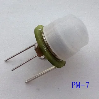 

Free Shipping 2PC PM-7 miniature human body sensor PIR Infrared Module pyroelectric infrared sensor probe 20uA
