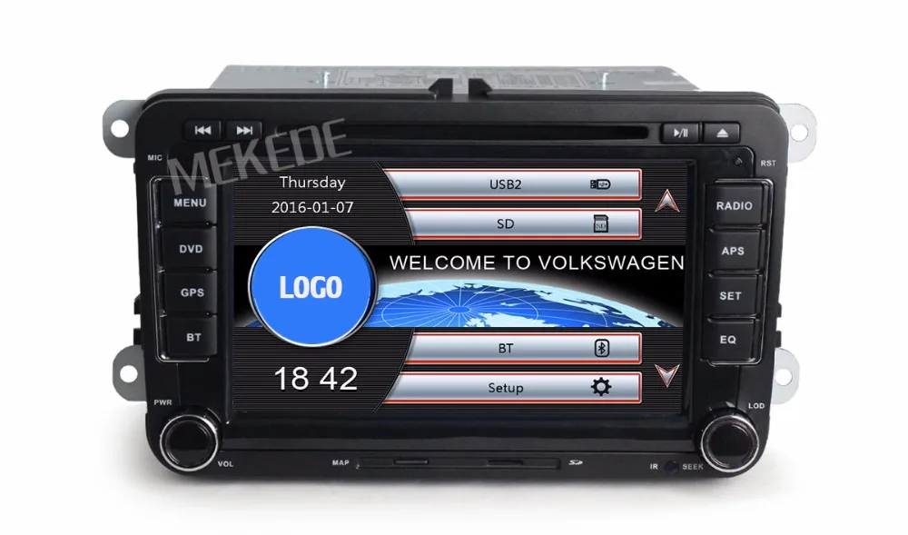 Cheap Free shipping 7" Car DVD multimedia player radio audio For VW POLO GTI GOLF 5 6 MK5 MK6 JETTA PASSAT B6 Touran Sharan GPS Navi 32