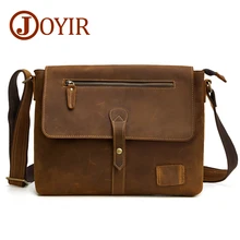 Joyir из натуральной коровьей кожи портфель деловая сумка кожаная сумка-мессенджер сумка для ноутбука на молнии и застежке мужские Офисные Сумки