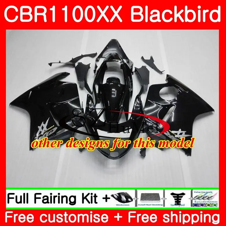 Обтекатели для HONDA CBR1100XX Blackbird CBR1100 синий XX 1996 1997 1998 1999 2000 2001 63SH12 CBR 1100XX 96 97 98 99 00 01
