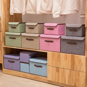 

2018 for bin cotton and linen locker two-piece bin easy folding boxes to receive
