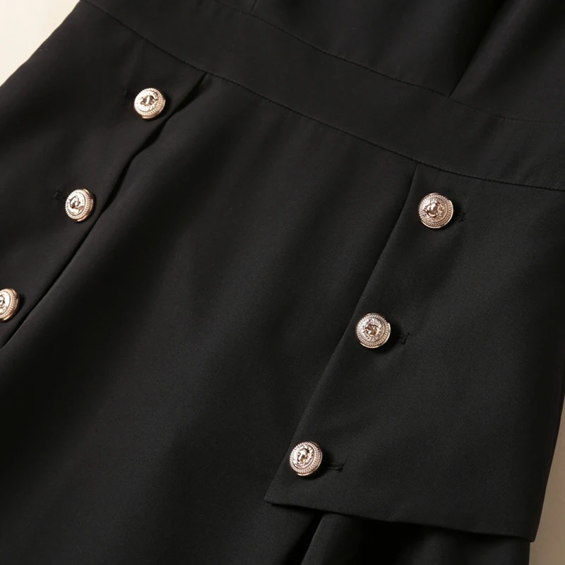 Платье трапеция без рукавов на пуговицах|solid dress|a-line dressdress buttons |