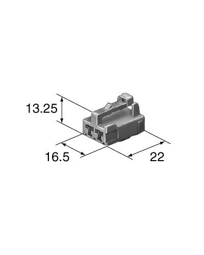 

Free shipping 20pcs 2pin TS series 4.8mm(187) electrical female connector 6098-0325 for Sumitomo