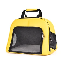 Сумка-переноска для домашних животных, прозрачная сумка-переноска для собак, кошек, Мягкая двусторонняя сумка из искусственной кожи для кошек, маленьких собак, для путешествий на открытом воздухе