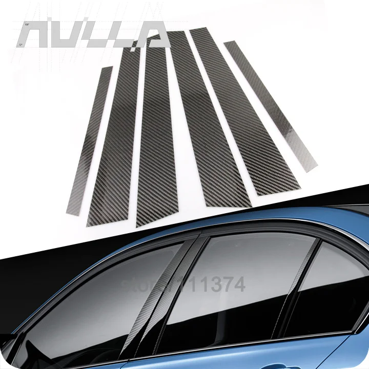 B столбы из углеродного волокна стикер для BMW E60 старый 5 серии 2003-2009 Автомобиль