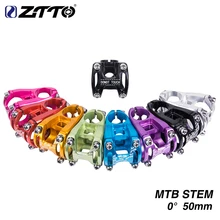 ZTTO руля велосипеда MTB 50 мм 31,8 мм высокопрочный CNC обработанный 0 градусов подъем алюминиевый сплав стержень для XC AM FR En велосипедная часть