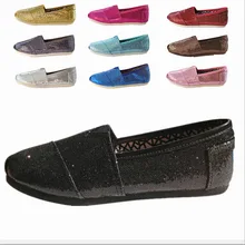 Женская прогулочная обувь; Женская дышащая обувь без застежки для новорожденных; обувь без шнуровки; блестящая обувь; Размеры 35-40