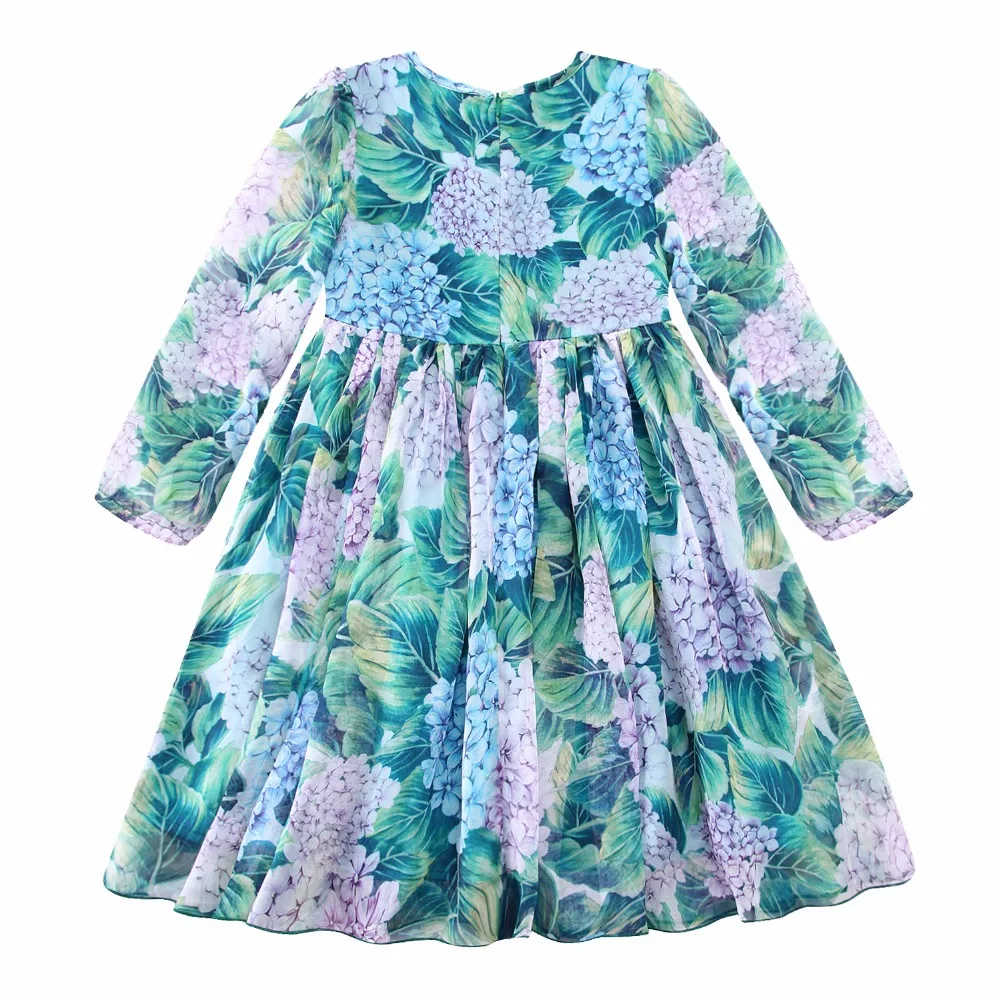 W. L. MONSOON/платье для девочек «ortensia» со стрекозой ручной работы, коллекция года, Брендовое платье принцессы платье с длинными рукавами одежда для девочек Детские платья