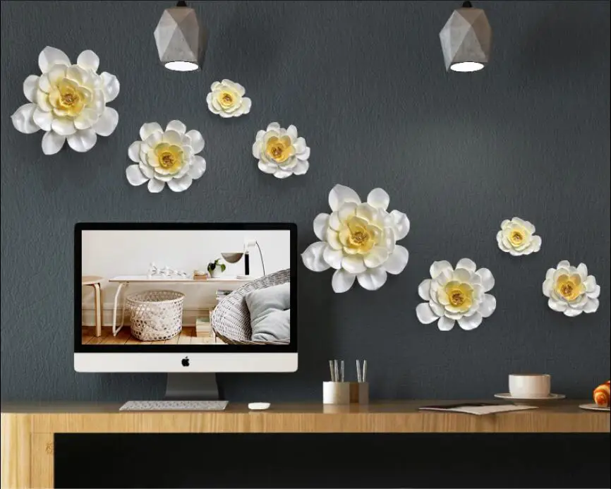 Ceramic Flower Wall Decor popular flower ceramic wall-buy cheap flower ceramic wall lots Ceramic Flower Wall Decor popular flower ceramic wall-buy cheap flower ceramic wall lots