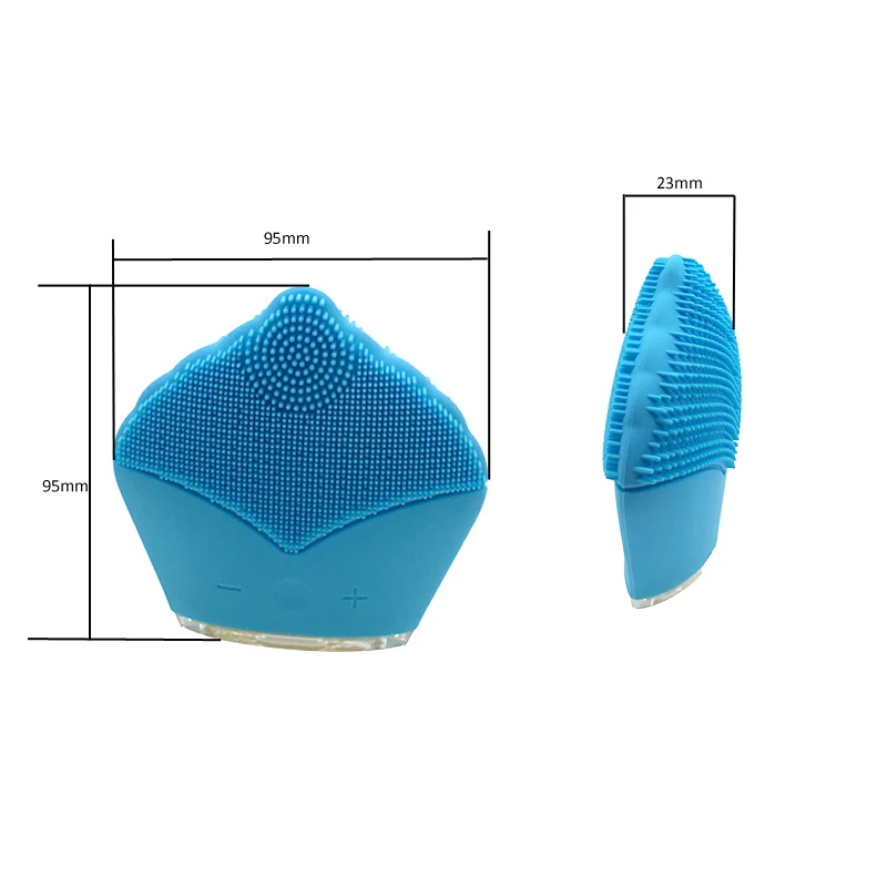 silicone brush blue 11