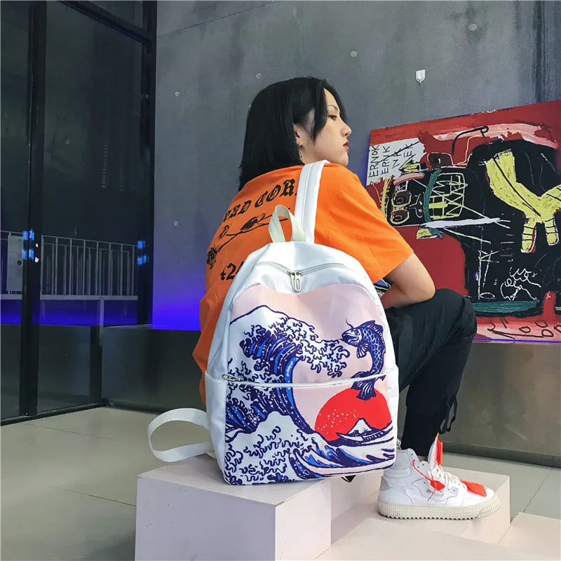 WPXR2744Menghuo Brand Preppy Style PU Leather School Backpack Bag for Girls College Simple Design Men Casual Daypacks mochila male New