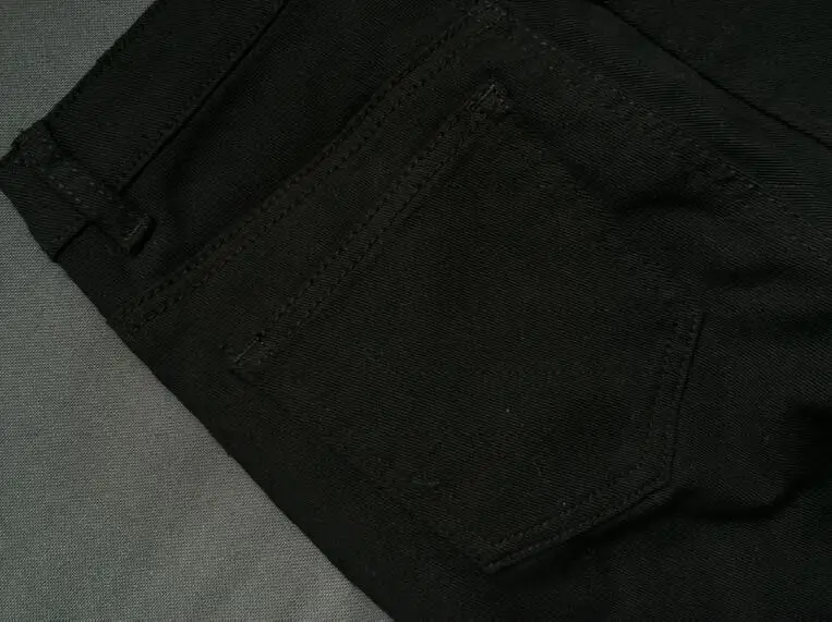 Новые модные женские потрепанные черные джинсы женские с высокой талией Женские джинсы-стрейч джинсовые брюки с отверстиями Pantalones mujer