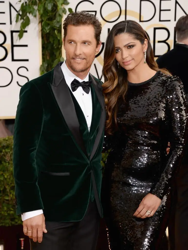 green velour suit