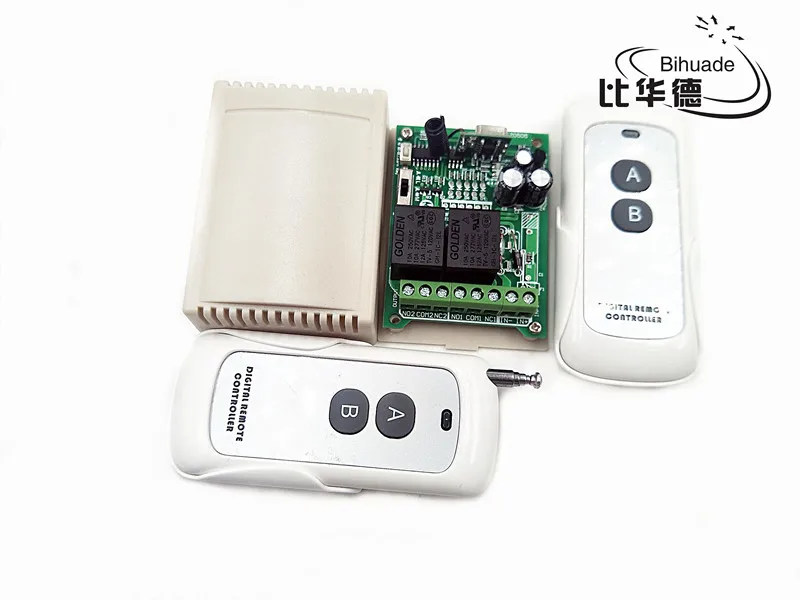 

433Mhz Universal Wireless Remote Control Switch DC 12V 2CH relay Receiver Module with RF Transmitter 433 Mhz Remote Control