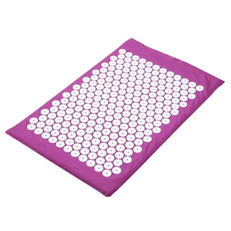 2pcs Massager Cushion Acupuncture Mat Relieve Back Body Pain Stress Acupuncture Massage Yoga Mat with Pillow Health Care 2pcs Massager Cushion Acupuncture Mat Relieve Back Body Pain Stress Acupuncture Massage Yoga Mat with Pillow Health Care