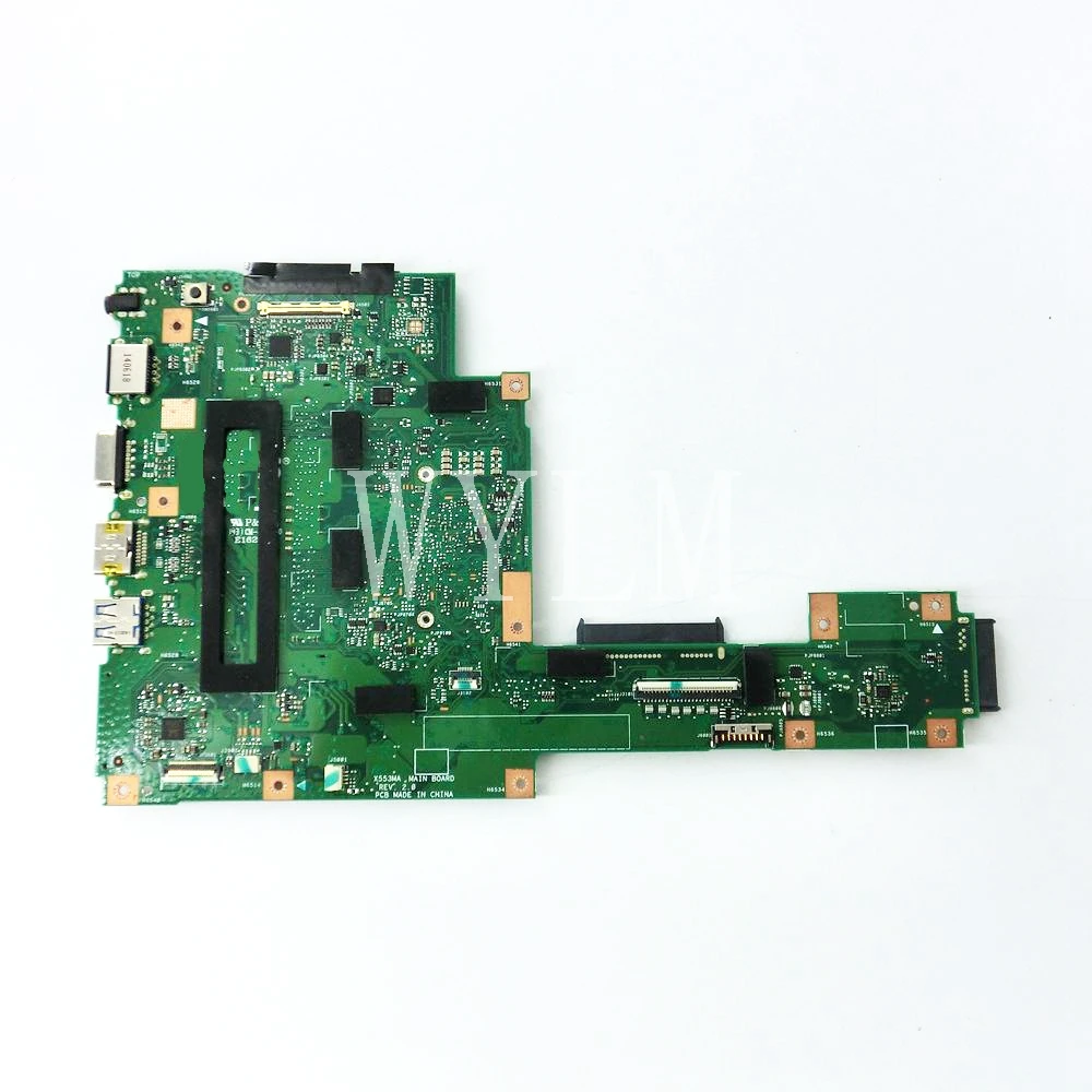 Skup X553MA płyty głównej płyta główna REV2.0 dla ASUS F503M X503M F553MA F553M X553 X553M X503MA D503 D503M X553MA laptopa płyty głównej płyta główna w testowany robocza