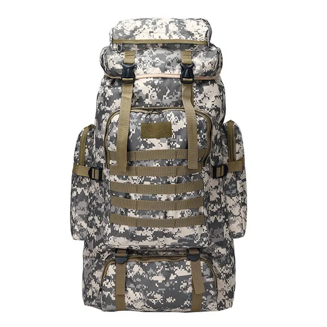 80L Waterproof Molle Camo Tactical Backpack