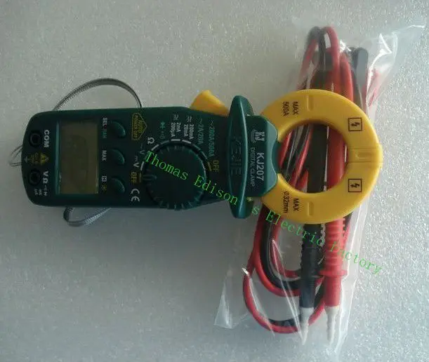 

KJ207 pocket small digital automatic range clamp meter