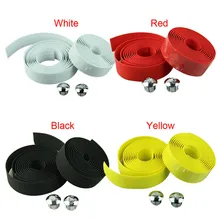 B2 Cycling Handle Belt Bike Bicycle Cork Handlebar Tape Wrap +2 Bar Plug 4 Colors Retail&Wholesale Free Shipping