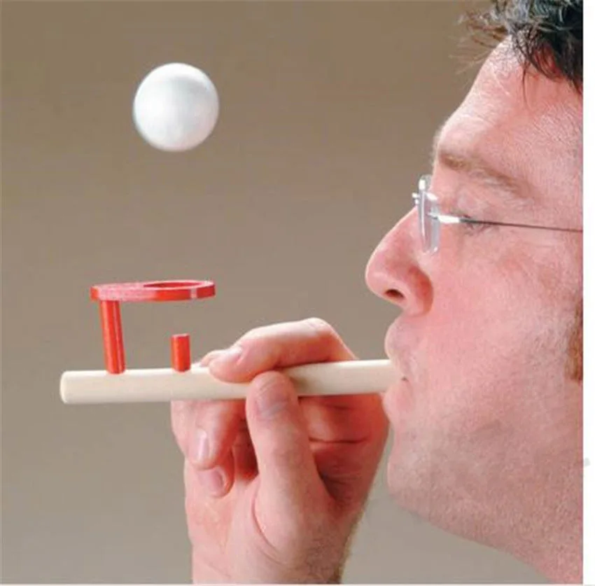 Забавная игрушка дующий баланс плавающий деревянный флейта мяч Детская игрушка ребенок Chlid играя в подарок высокое качество