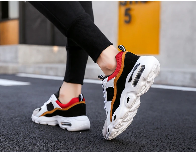 Men's Chunky Trainers Sneaker Dad Shoes High Platform Shoes Men Sneakers Classic Brand Black And White Sneakers Men Platform New (8)