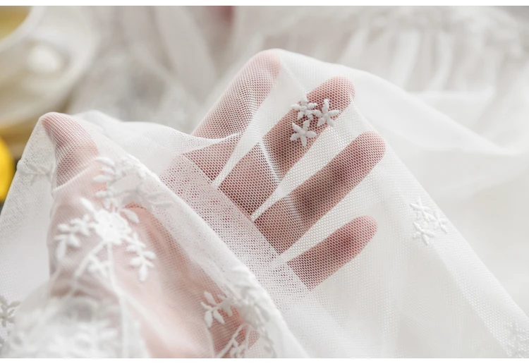 Женские длинные прозрачные nigthgowings белье с халатиком вышивка красивый кружевной белый халат Сексуальная кавайная Пижама Платье