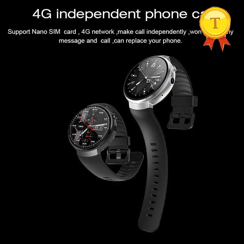 Смарт-часы мужские с поддержкой Android 7 0 ОЗУ 1 ГБ ПЗУ 16 телефонных звонков GPS Wi-Fi Nano