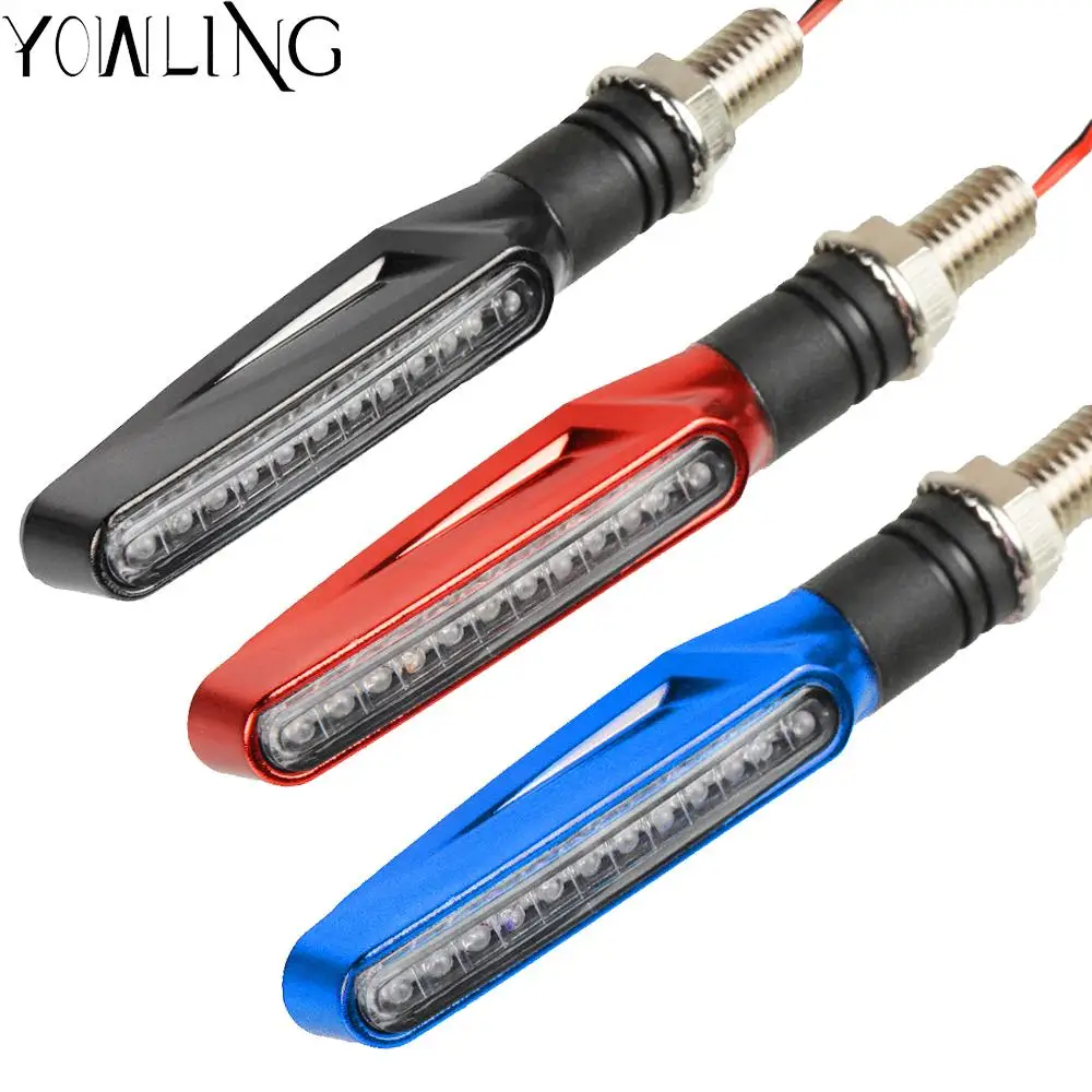 

Motorcycle LED Flexible Turn Signal Indicator Amber Light For SUZUKI V-Strom 650 V-Strom650 VStrom 1000 DL1000 V-STROM All Year