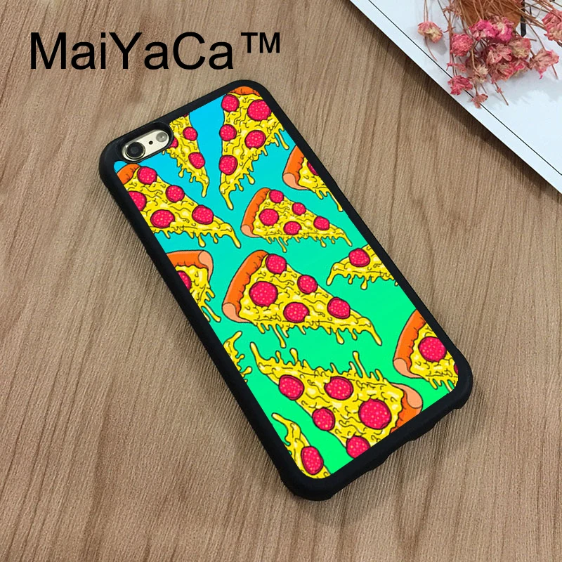

MaiYaCa PIZZA AWESOME Food Patterns For iPhone 8 Case Soft TPU Rubber Phone Cases Cover For Apple iPhone 8 Case Coque