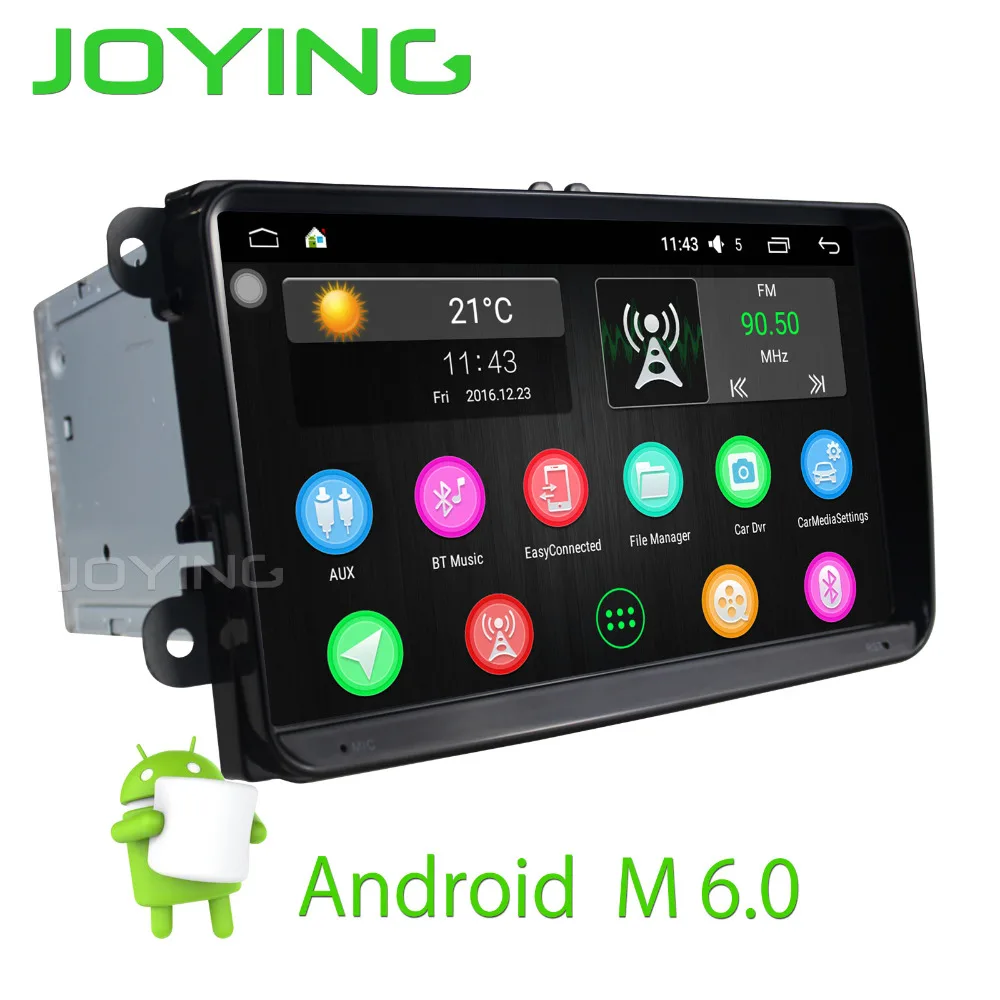 JOYING 9 touch screen Android 6 0 font b car b font radio Audio Stereo for
