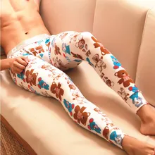 WJ мужские подштанники Хлопковые леггинсы осенние и зимние термобелье печатных подштанники