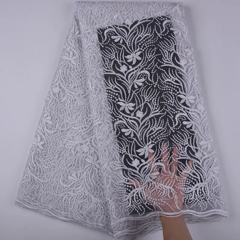 2019 New Design African French Lace Fabric With Stones For Wedding dress Nigerian French Net Lace Fabric For wedding dress 1389 2019 New Design African French Lace Fabric With Stones For Wedding dress Nigerian French Net Lace Fabric For wedding dress 1389