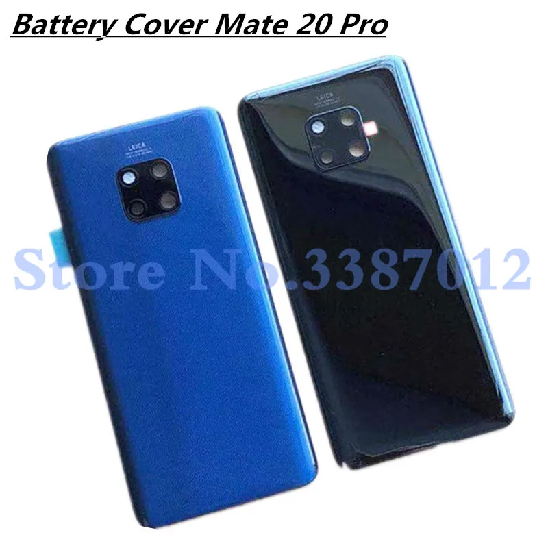 

Original 3D Glass For Huawei Mate 20 Pro Glass Back Battery Cover Housing Case Rear+Glass Lens For Mate20 pro Rear Door