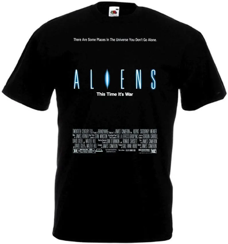 

Aliens T Shirt Ellen Ripley On The Back Movie Poster Men'S Funny Tshirt Harajuku Top Tshirts Fashion 2019 T Shirt 100% Cotton
