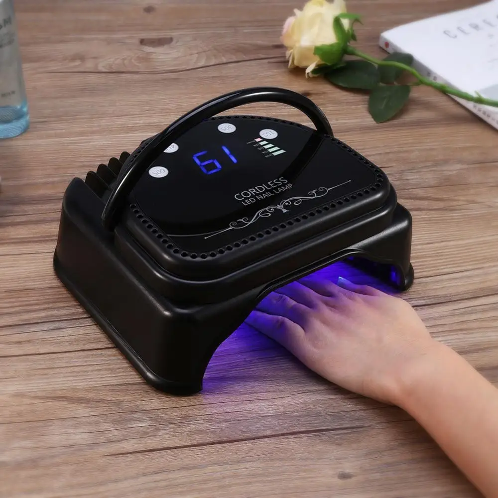 

From US 64W 100-240V UV LED Nail Lamp Dryer Cordless Gel Polish Lamp For Nails Art Tools Curing Lamps Manicure LED UV Nail Dryer