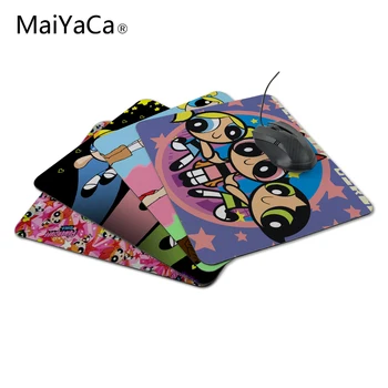 

MaiYaCa Customized Luxury Print Beauty Japanese Powerpuff Girls Mouse Mat for Optical /Trackball Mouse Drop Shipping Service