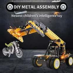 5 Тип Civilized City модель здания Конструкторы игрушка комплект DIY образования детей подарки на день рождения harley бульдозер грузовик сборки