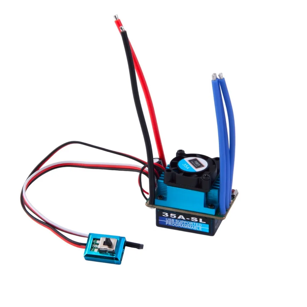 

Wholesale 1pcs Racing 25A 35A 60A SL Brushless Speed Controller ESC for RC 1/10 1:10 1:12 Car Truck Drop freeship